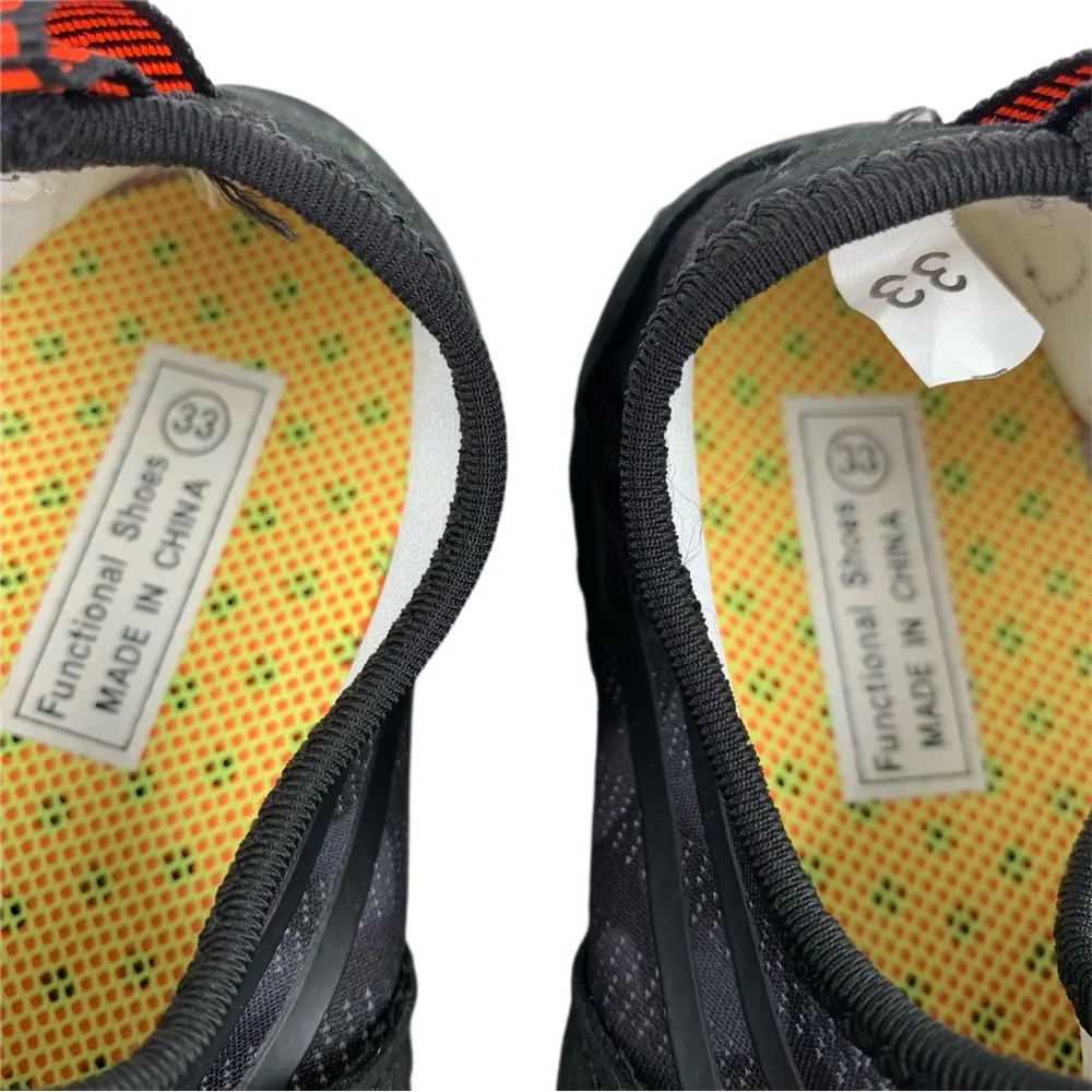 Ubfen Kids Water Shoes Black/Gray Size 33
